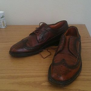 Brown wingtip Oxford